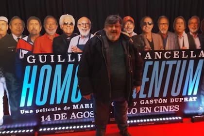 Pablo Palacio en la avant premiere de Homo Argentum