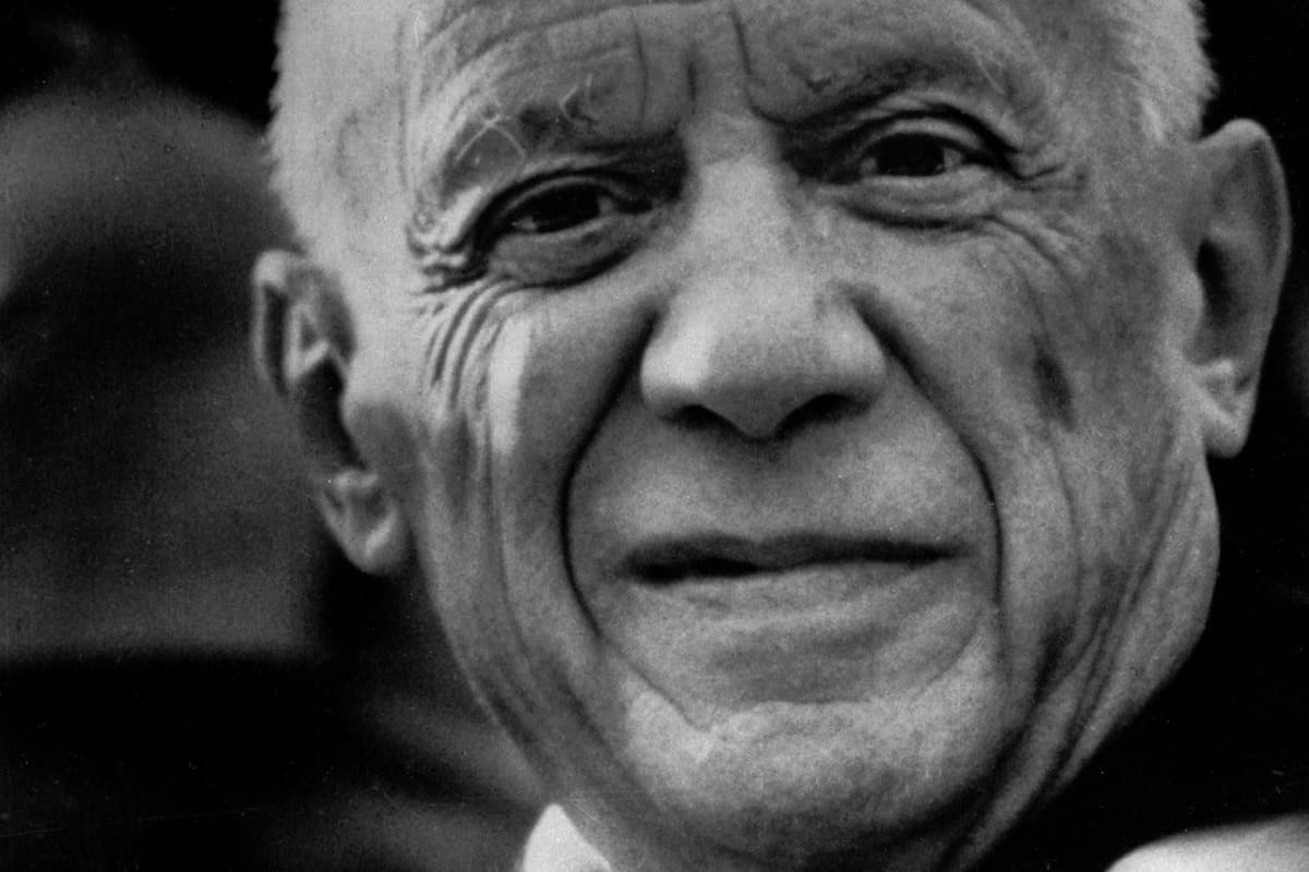 Pablo Picasso, pintor español de 91 años, en una foto de 1972.