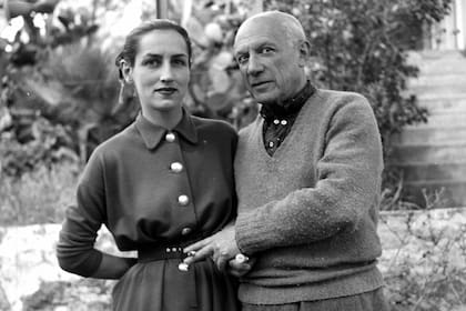 Pablo Picasso y Francoise Gillot, 1952 (Foto: Getty Images)