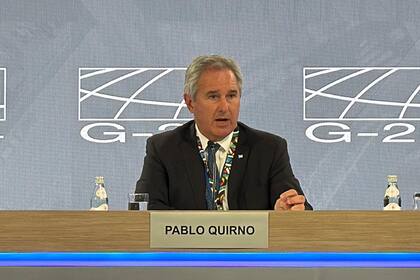 Pablo Quirno, secretario de Finanzas