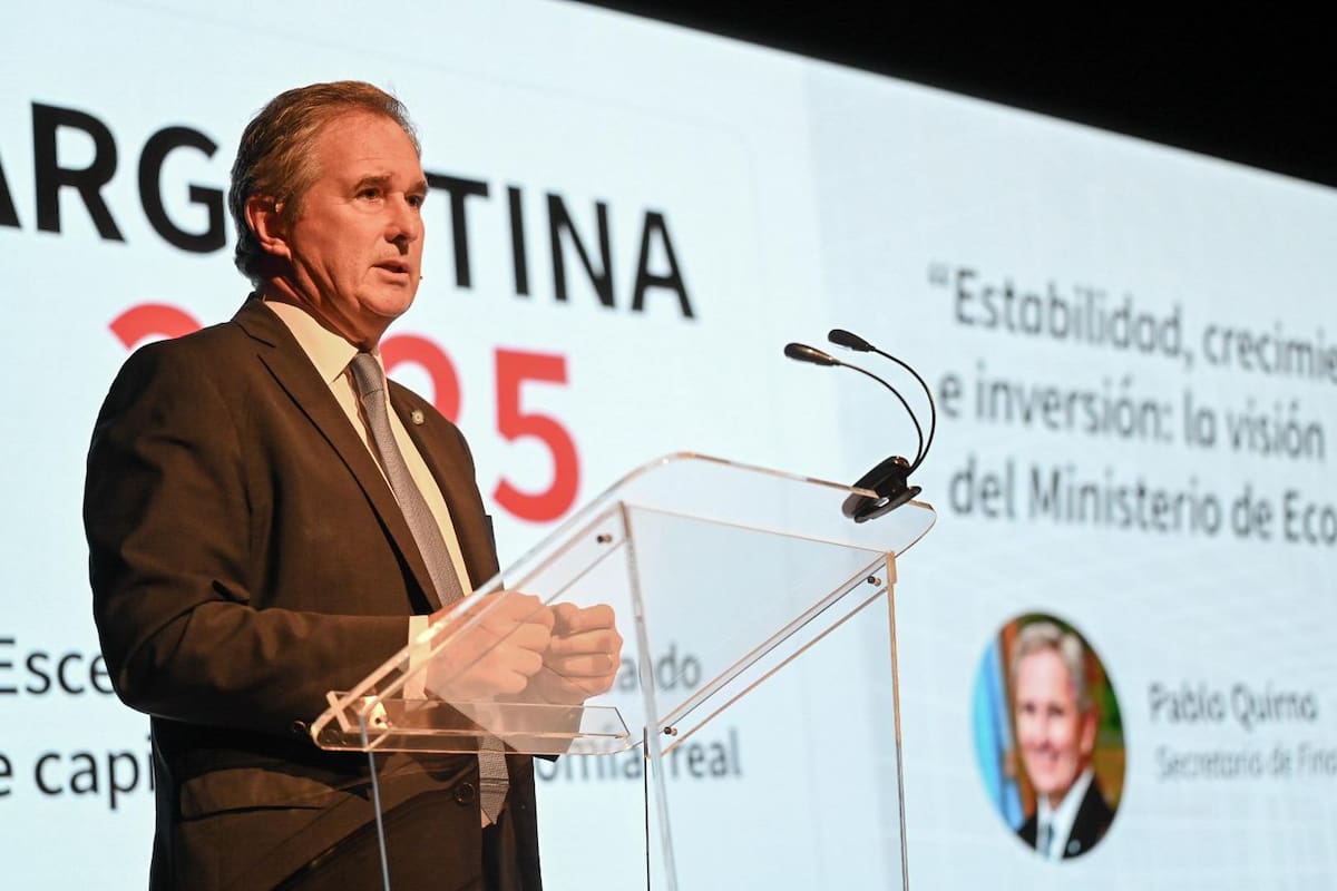 Pablo Quirno, secretario de Finanzas, en el evento organizado por Valo