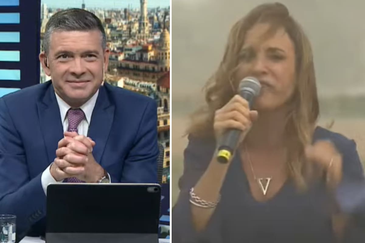 Pablo Rossi bromeó luego de que el viento interrumpiera el acto del Frente de Todos en Ezeiza