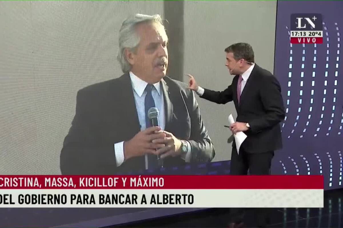 Pablo Rossi mandó a Alberto Fernández al psiquiatra y desató risas en el estudio de LN+