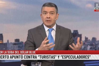 Pablo Rossi se refirió a los dichos de Alberto Fernández, quien señaló que los que compran el dólar para turismo "hacen subir el dólar blue"