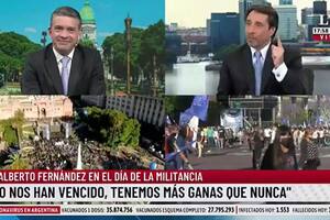 Pablo Rossi y Eduardo Feinmann analizaron el discurso de este miércoles del presidente Alberto Fernández en el Día de la Militancia