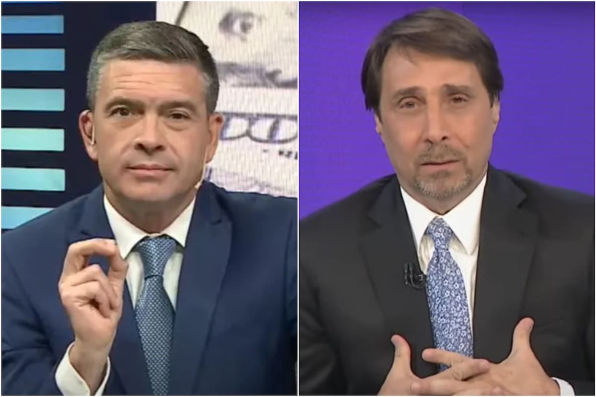 Pablo Rossi y Eduardo Feinmann hablaron sobre el acampe en la casa de Cristina (Foto: Captura de video)