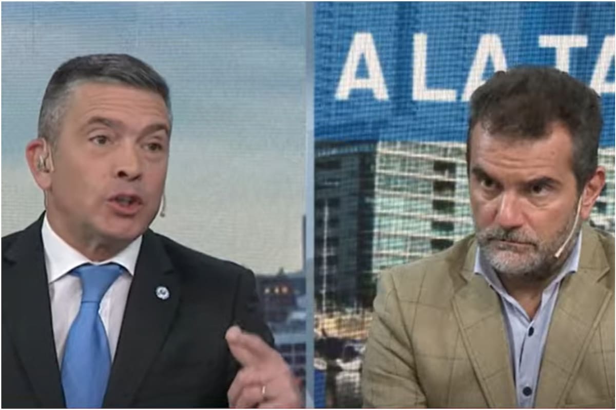 Pablo Rossi y Paulino Rodrigues en el pase de LN+