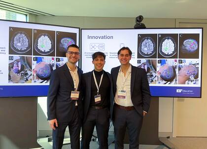 Pablo Salmon, Lucciano Mannelli y Tiago Sarthou, fundadores de la startup Navian