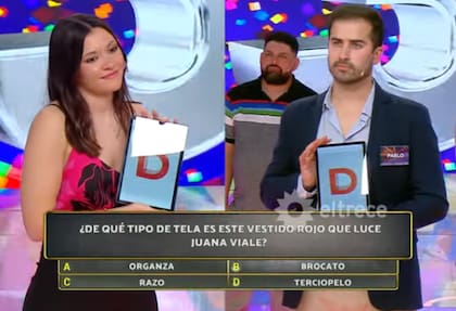 Pablo se midió con Florencia en la final y se consagró como el nuevo campeón de Los 8 escalones (Foto: Captura eltrece)