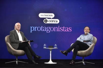 Pablo Sirven y Guillermo Francella en LA NACION + Cerca Protagonistas