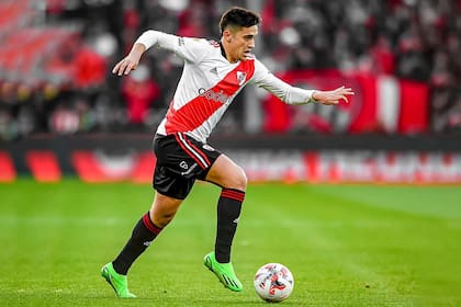 Pablo Solari se convirtió en una pieza clave de River y Marcelo Gallardo espera que se recupere