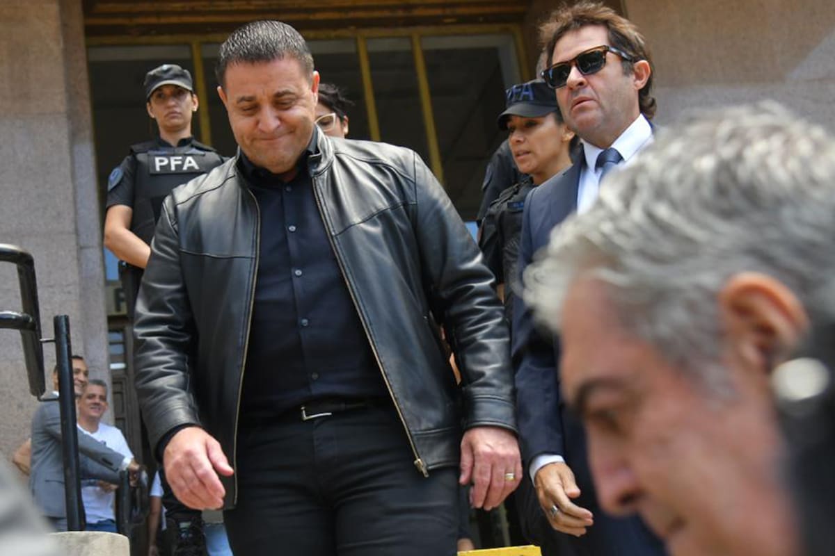 Pablo Toviggino, al salir de los tribunales