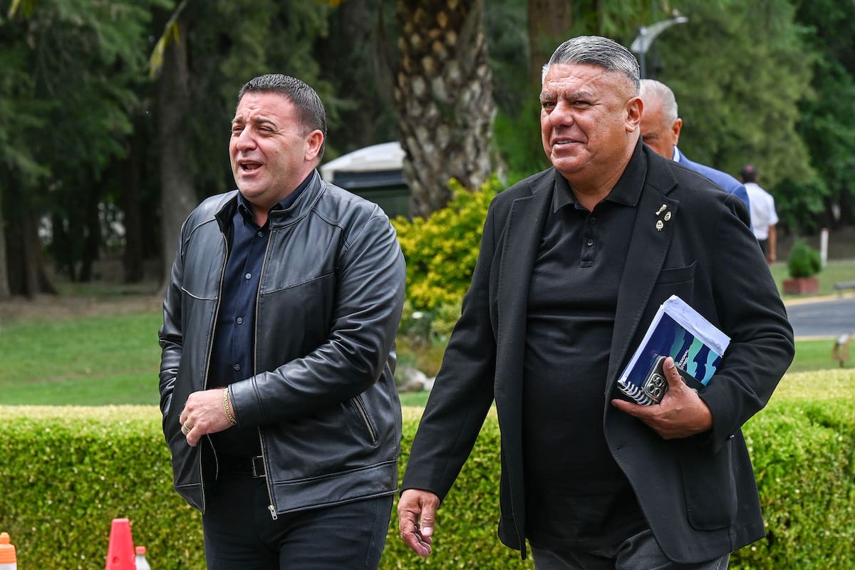 Pablo Toviggino y Claudio "Chiqui" Tapia, tesorero y presidente de la AFA, respectivamente