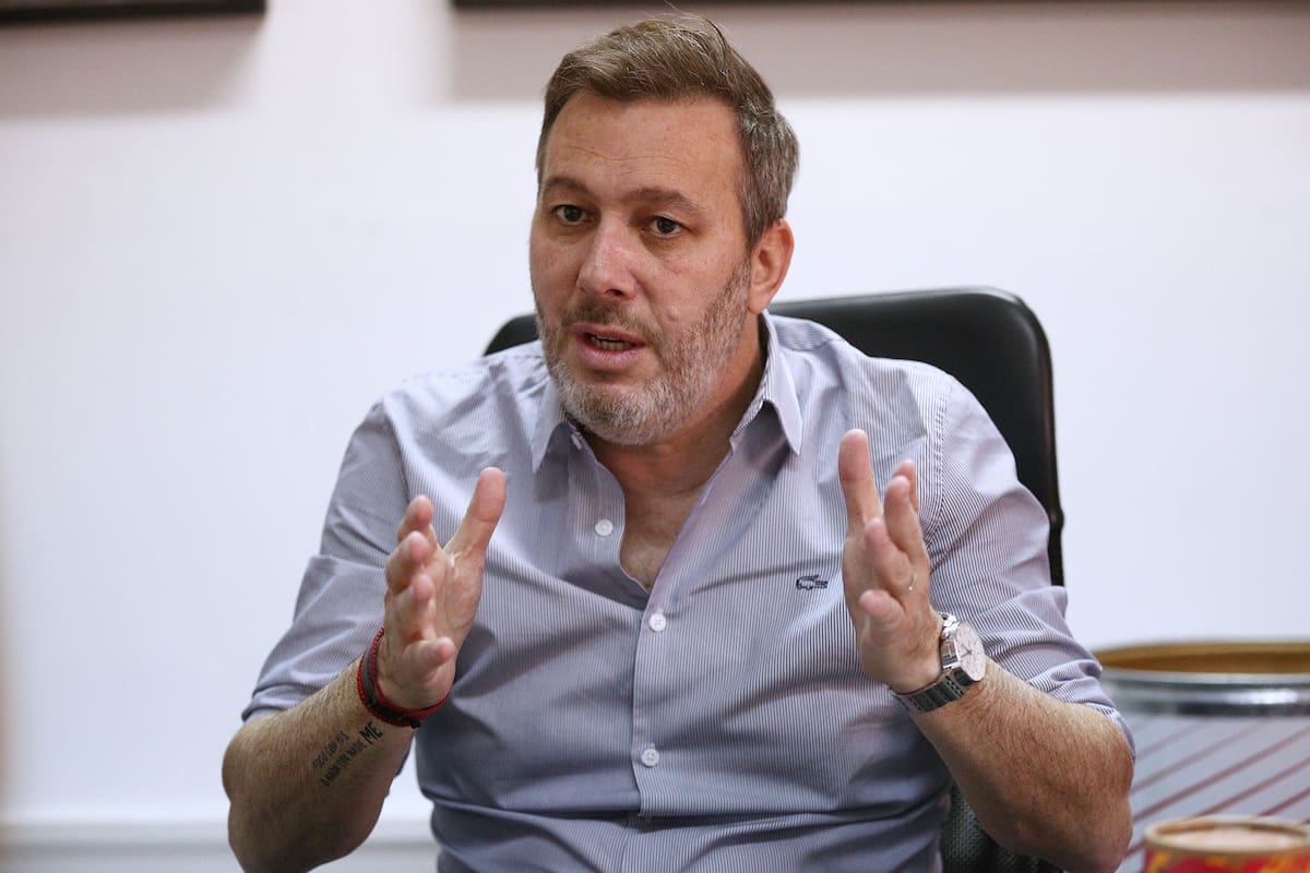 Pablo Wolf, en la fábrica de Chocorisimo