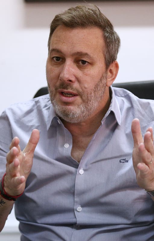Pablo Wolf, en la fábrica de Chocorisimo