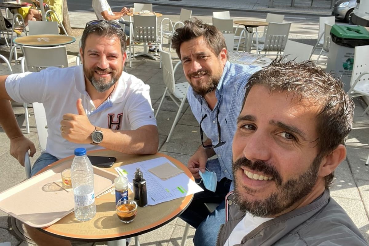 Pablo y Ezequiel Delfino y Gonzalo Ricci.