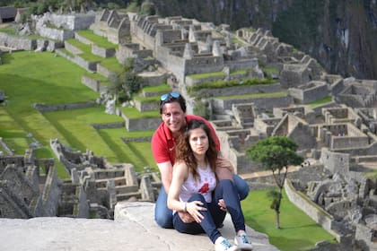 Pablo y Mariana en Perú, poco tiempo después de conocerse.