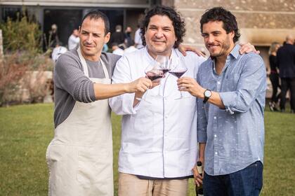 Pablor Rivero, Gastón Acurio y Sebastián Zuccardi