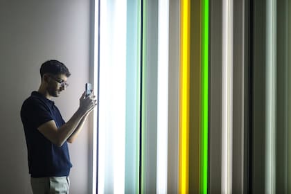"Pacific Jazz" (2010), de Robert Irwin en Fundación Proa