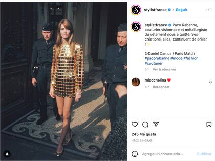Paco Rabanne experimentó con el estilo metálico durante toda su carrera