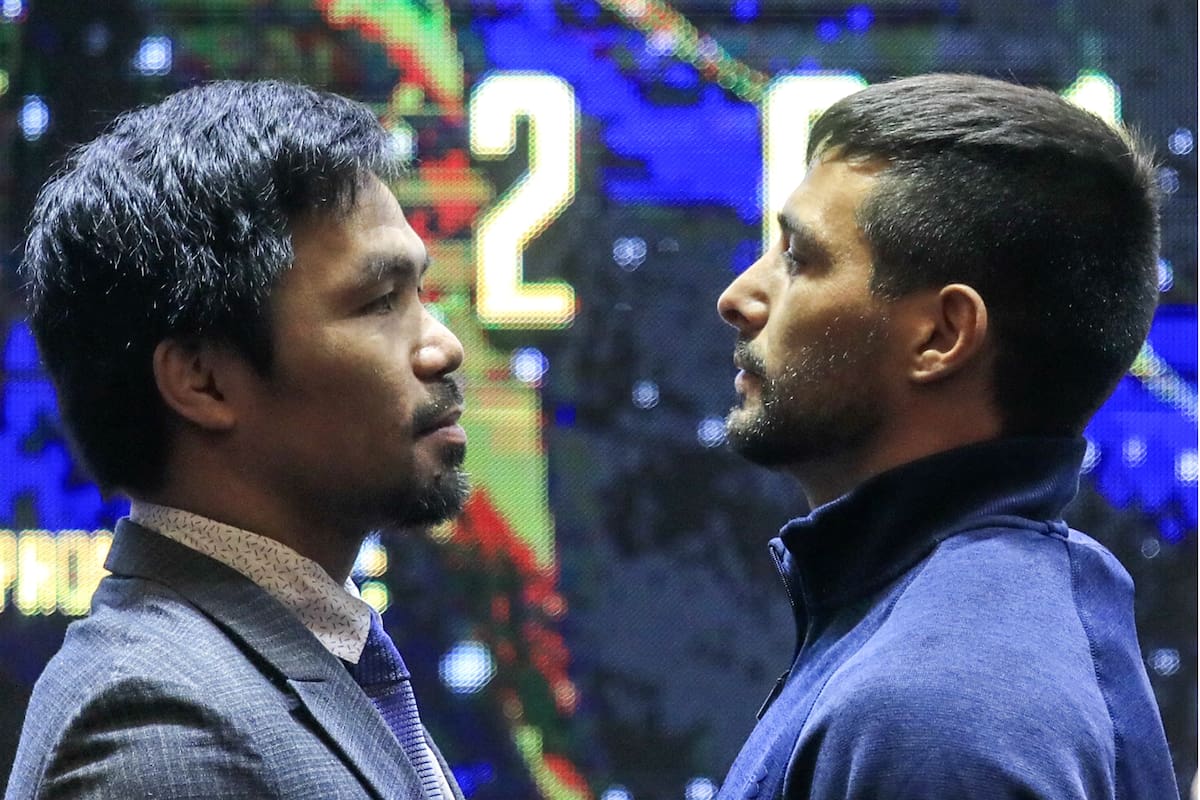 Pacquiao y Matthysse, listos para un combate de primer nivel