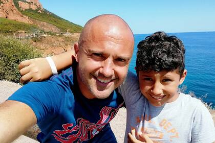 Padre e hijo.