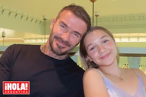 Padre e hija son muy compinches y se los suele ver muy seguido disfrutando tiempo de a dos.