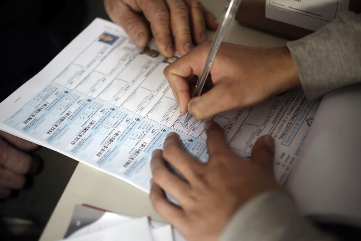 Padrón de una escuela en Pinamar