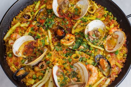 Paella a la Valenciana de El Burladero