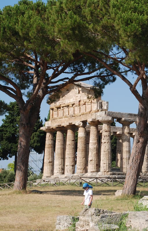 Paestum, un tesoro en la Campania italiana.