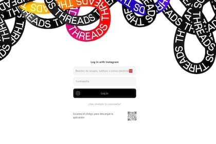 Página de inicio de sesión en la web de Threads. Meta ha lanzado oficialmente la versión web de Threads, en la que los usuarios ya pueden interactuar con otras publicaciones, navegar por su 'feed' y publicar desde una computadora, con un diseño muy similar al de la versión para móviles