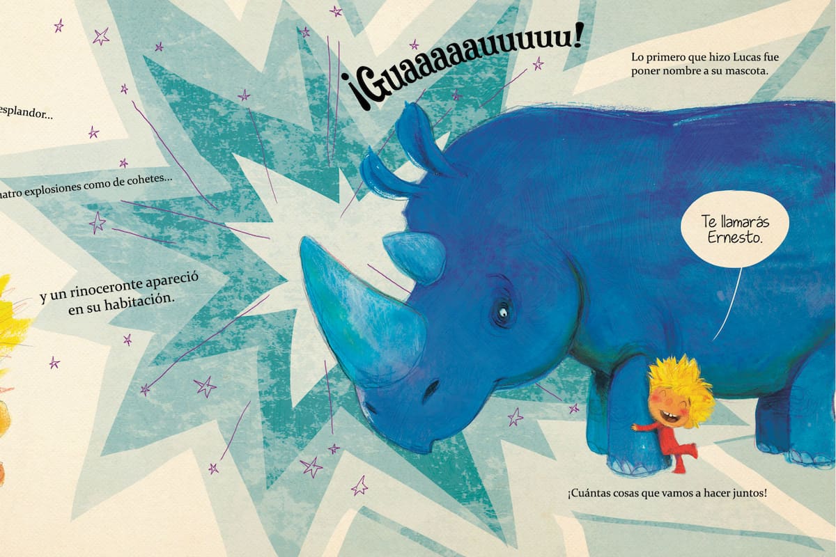 Página interior de El sueño de Lucas