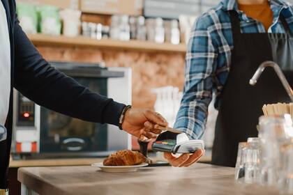 Pago contactless con tarjeta