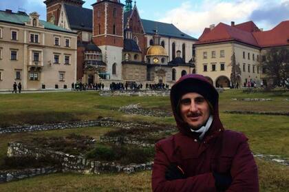 En la colina Wawel, Cracovia.
