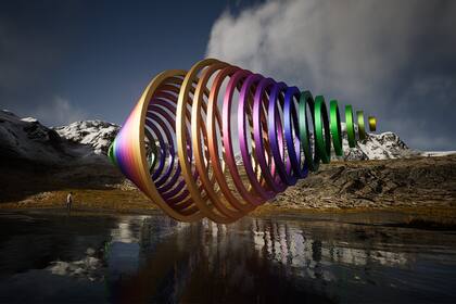 Paisajes y geometrías se conjugan en el Virtual Labyrinthusmuseum de Julio Le Parc, una experiencia que reúne 500 obras del maestro de la luz