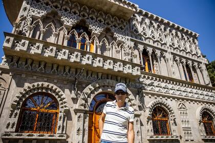 Augusto Maluccio construyó él solo durante más de 20 su propio palacio gótico en Pinamar