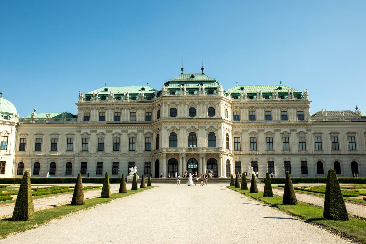 Palacio Belvedere. Viena, Austria