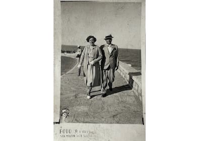 Los hermanos Bencich se casaron con hermanas. En la foto, Miguel Bencich con Antonia Celestina Colmegna, hermana de Luisa Rosa