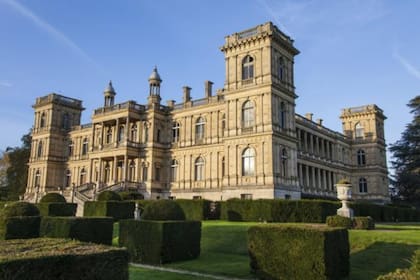 Palacio château de Ferrières. Fue mandado a construir por la familia Rothschild