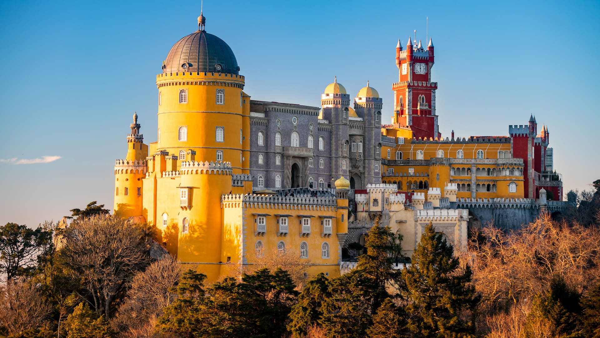 Acceso al Palacio da Pena.