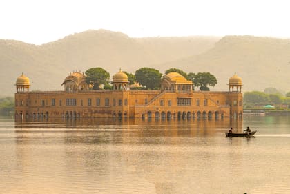 Palacio del Agua, en Jaipur, camino a Púshkar