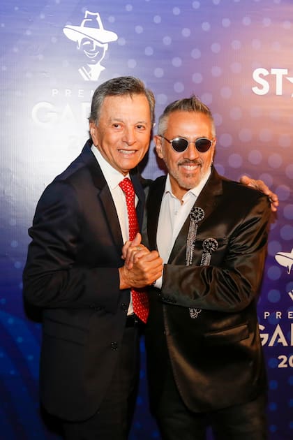 Palito Ortega y Alejandro Lerner se encontraron en la alfombra roja
