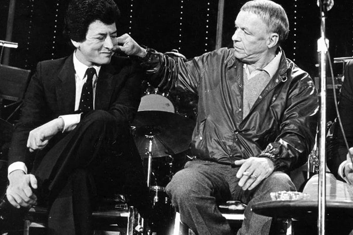 Frank Sinatra en su primera noche en el Luna Park