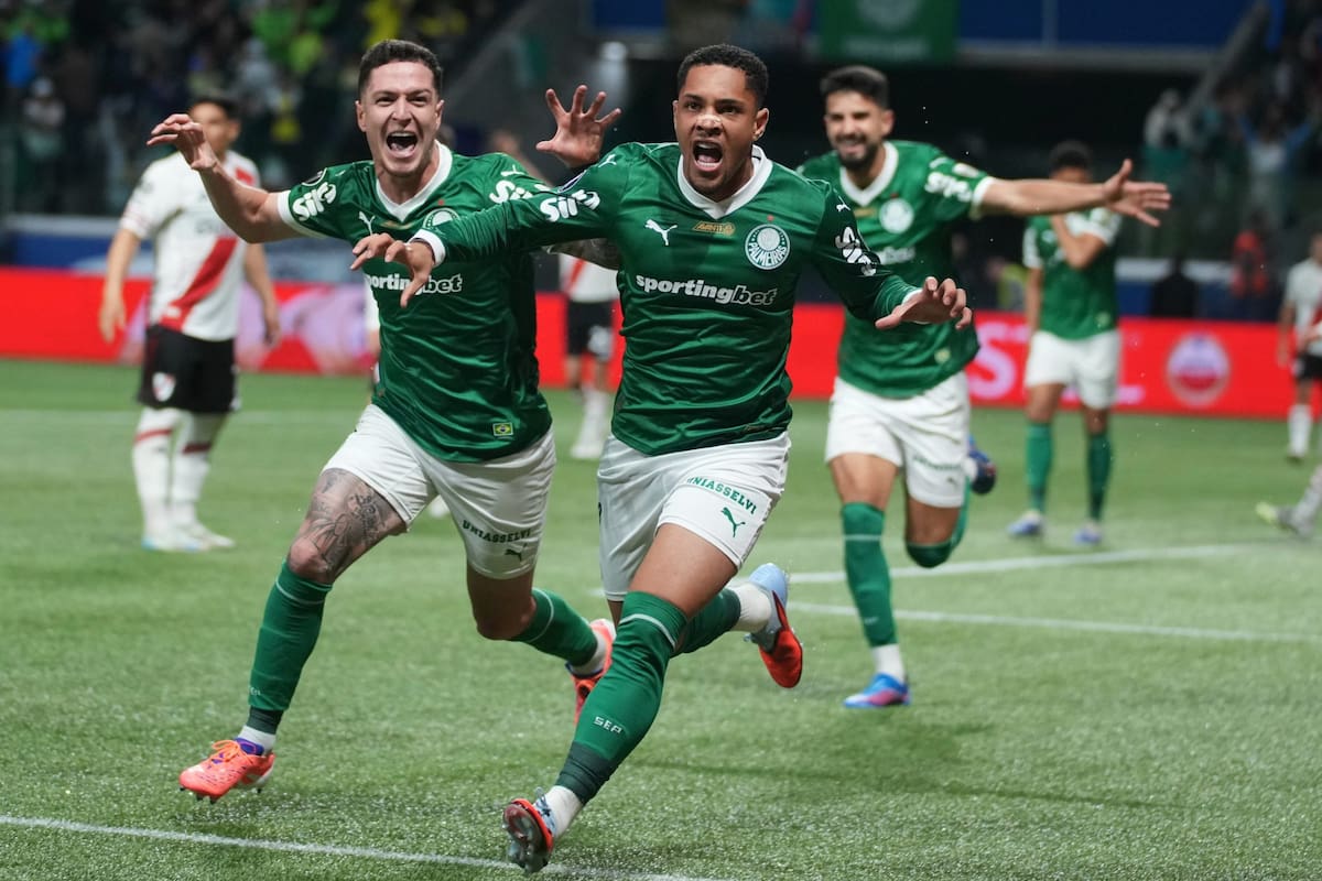 Palmeiras le ganó por 3 a 1 a River y se metió entre los cuatro mejores de América; espera por Liga de Quito o San Pablo