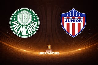 Palmeiras venció por 4-1 a Junior, por la Copa Libertadores 2026
