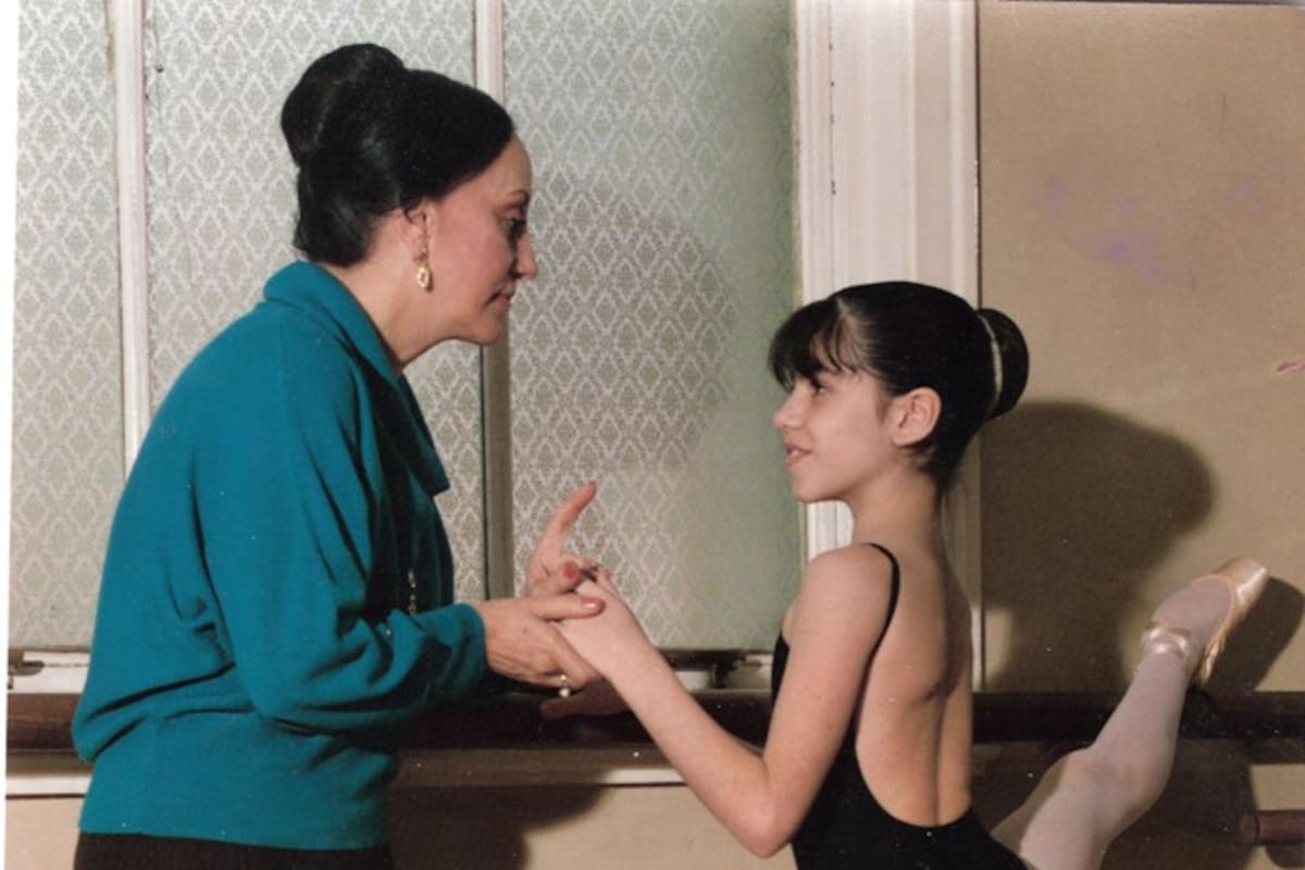 Paloma Herrera junto a su maestra Olga Ferri, quien la guió en la danza hasta los 15 años; "Ella era todo para mí"