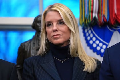 Pam Bondi, la ex fiscal general norteamericana.