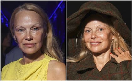 Pamela Anderson sin maquillaje