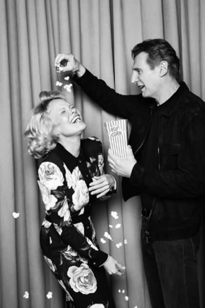 Pamela Anderson y Liam Neeson protagonizan la película The Naked Gun (Instagram/@pamelaanderson)