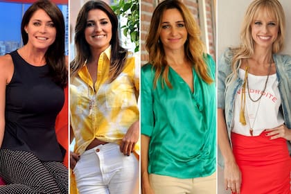 Pamela David, Maju Lozano y Verónica Lozano y Mariana Fabbiani